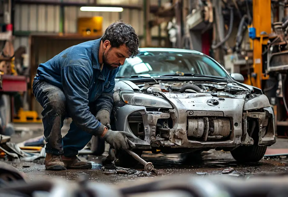 Замена шаровой опоры Toyota Land Cruiser