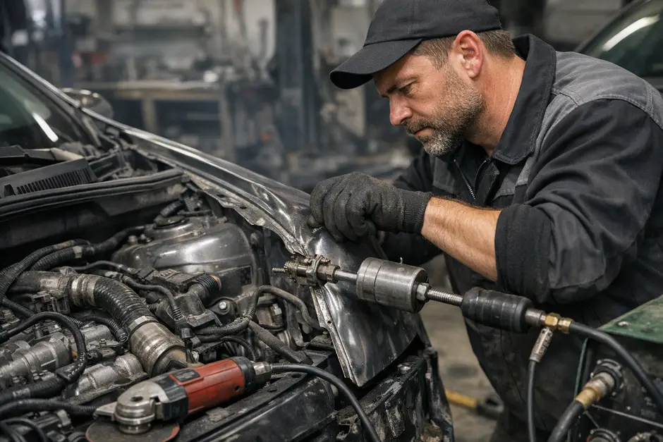 Удаление залома Toyota Ленд Крузер